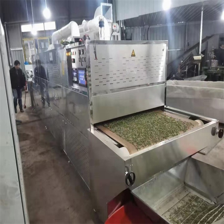 tea microwave dehydrator tunnel machine