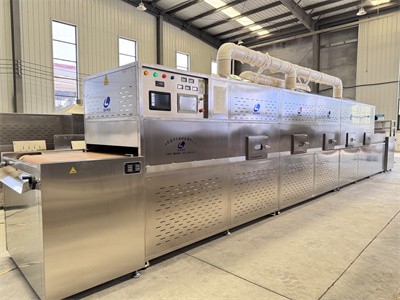 Why should the microwave equipment be turned off for empty materials?